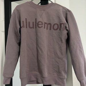 Purple Lululemon crewneck